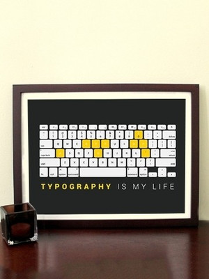 70% OFF on Typography Is My Life 3D Poster 70% OFF on Typography Is My Life 3D Poster