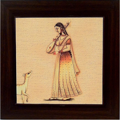 22% OFF on authentic picture of a traditionally dressed mounted on a fibre frame Fine Art Print