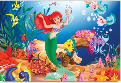 34% OFF on Amy Cartoon Mermaid 3D Poster