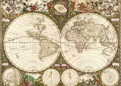 35% OFF on Vintage Map Fine Art Print