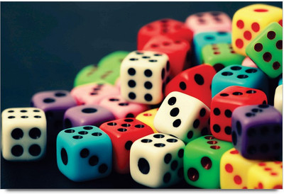 34% OFF on Amy Dice Multicolor 3D Poster 12 inch X 18 inch