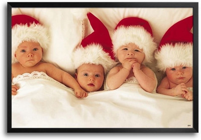 74% OFF on Christmas Babies Fp00003764 Framed Photographic Paper
