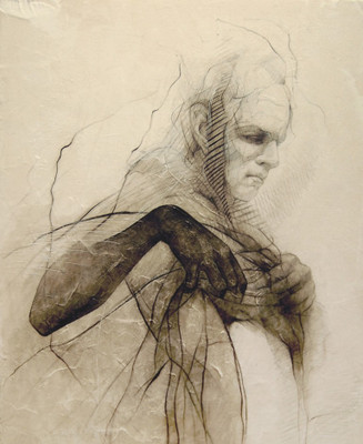 77% OFF on Painting Without Frame -Man Abstract Art Canvas Art