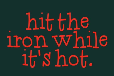 70% OFF on Hit The Iron Poster131695 Photographic Paper