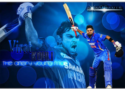 37% OFF on The Angry Young Man ViratPoster (18 x 12 Inches) by Shopkeeda Paper Print