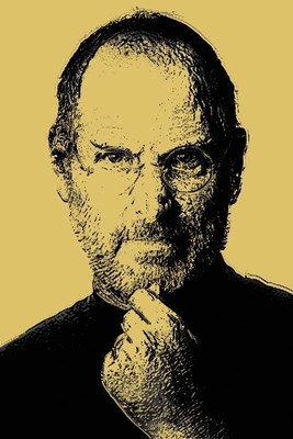 8% OFF on Steve Jobs - I Think Paper Print