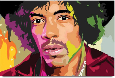 34% OFF on Jimi Hendrix Paper Print