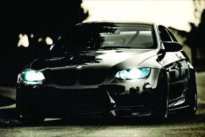 75% OFF on AMY Black BMW Car 3D Poster