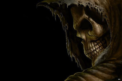 64% OFF on Scary Skull Photographic Paper