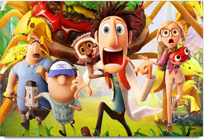 75% OFF on Cloudy Meatballs 2 Paper Print