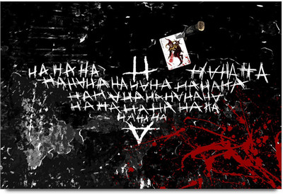 62% OFF on Joker Loughing Paper Print 62% OFF on Joker Loughing Paper Print