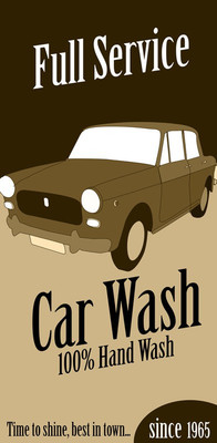 6% OFF on Full Service Car Wash Paper Print 6% OFF on Full Service Car Wash Paper Print