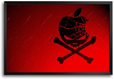 74% OFF on Apple Skull Fp00003732 Framed Photographic Paper