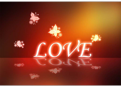 37% OFF on Love & Flowers Poster (18 x 12 Inches) by Shopkeeda Paper Print