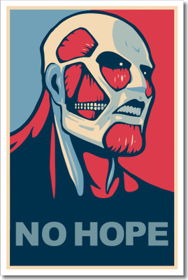 42% OFF on Attack on Titans - No Hope Paper Print