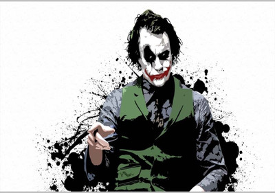 37% OFF on Dark Knight Joker Poster (18 x 12 Inches) by Shopkeeda Paper Print