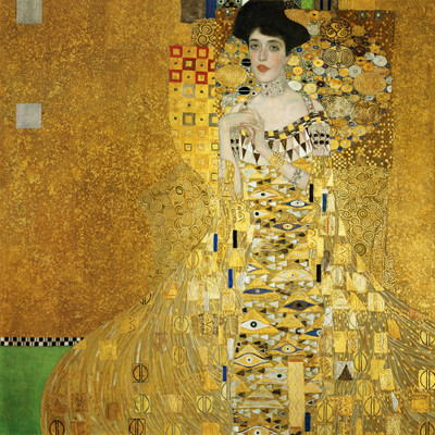 Portrait Of Adele Bloch Bauer By Gustav Klimt Fine Art Print - Medium