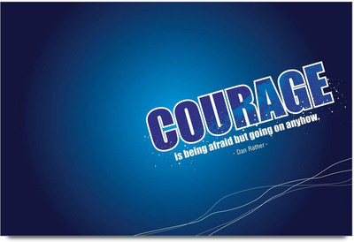 40% OFF on Quote Of Courage Paper Print 40% OFF on Quote Of Courage Paper Print