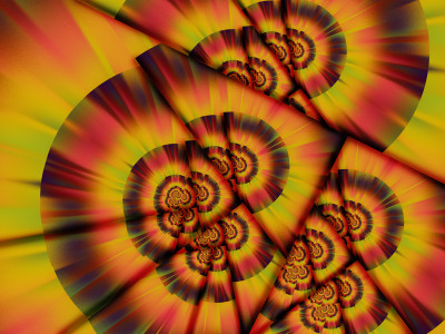 50% OFF on Fractal Mosaic Canvas Art