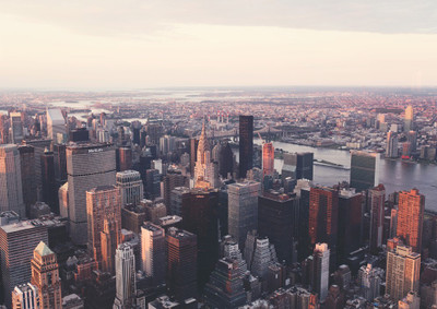 41% OFF on City Bird Eye Fine Art Print