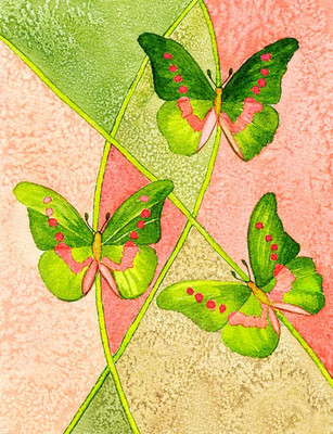 72% OFF on Canvas Painting Without Frame -Butterfly Canvas Art