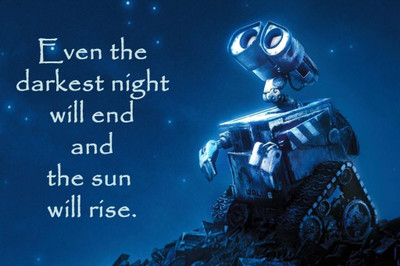 62% OFF on Night Quote Wall E Disney Poster Photographic Paper