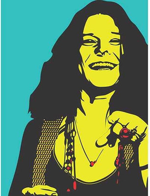 Janis Joplin - Fine Paper Print Fine Art Print Janis Joplin - Fine Paper Print Fine Art Print