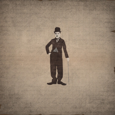 6% OFF on Charlie Chaplin Vintage Paper Print