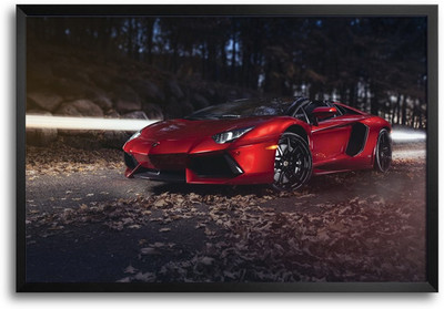 46% OFF on ShopMantra Fast Red Car Laminated Frame Poster Paper Print 46% OFF on ShopMantra Fast Red Car Laminated Frame Poster Paper Print