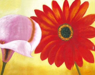 81% OFF on meSleep Flower Canvas Pianting without Frame Canvas Art