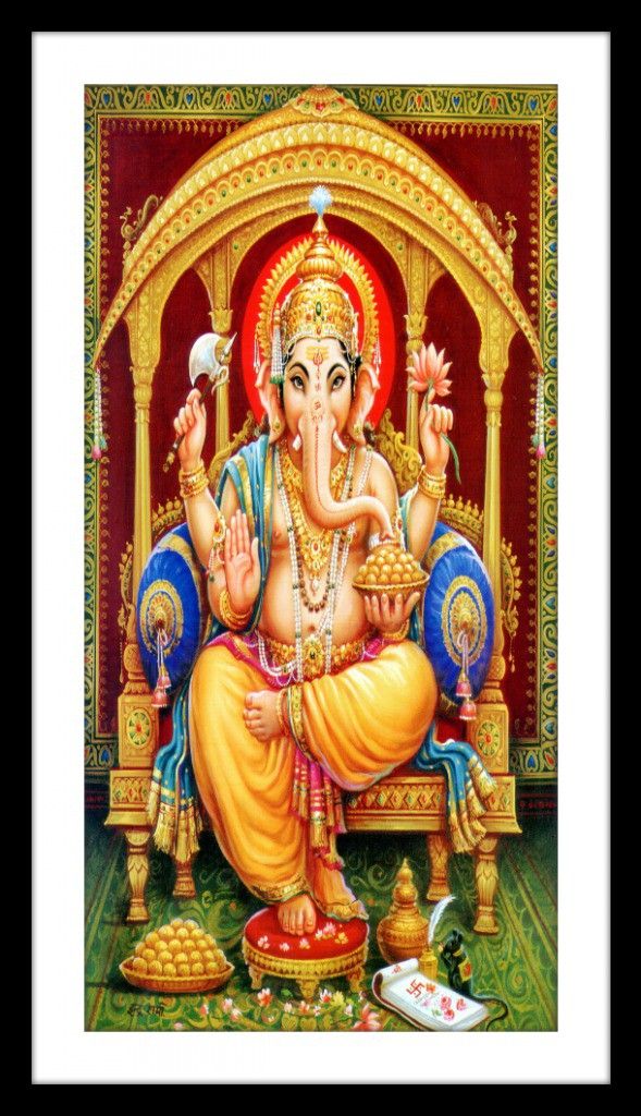 37% OFF on Ancient Ganesha Fine Art Print