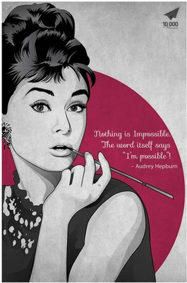 27% OFF on PosterGuy NASSCOM 10000 Startups 'Audrey Hepburn' Quote Motivational Poster Paper Print 27% OFF on PosterGuy NASSCOM 10000 Startups 'Audrey Hepburn' Quote Motivational Poster Paper Print