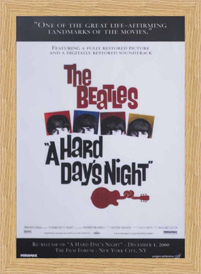 60% OFF on Beatles -A hard day's night Framed Poster Fine Art Print