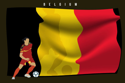 6% OFF on Belgium FIFA Flag Photographic Paper