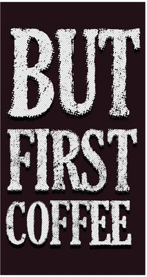 6% OFF on But First Coffee Paper Print