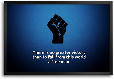 46% OFF on ShopMantra Greater Victory Quote Laminated Frame Poster Paper Print 46% OFF on ShopMantra Greater Victory Quote Laminated Frame Poster Paper Print