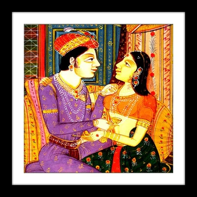 33% OFF on Thousnad Brushes Frameless RD-39: Radha Krishna 8