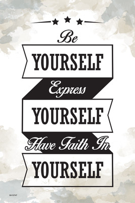 16% OFF on Shopisky Be Yourself Express Yourself Have Faith In Yourself Paper Print