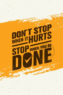 40% OFF on Don���������t Stop - Light Colour Paper Print