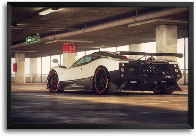 46% OFF on ShopMantra Hybrid Sports Car Laminated Frame Poster Paper Print