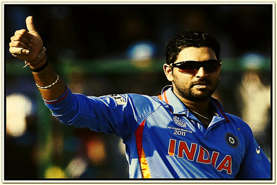 66% OFF on Yuvraj Singh Poster Paper Print