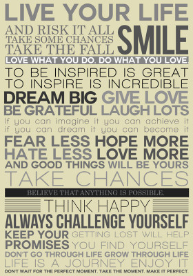 6% OFF on Live Your Smile and Risk it all Paper Print 6% OFF on Live Your Smile and Risk it all Paper Print