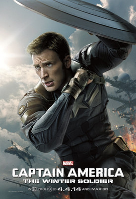 50% OFF on Captain America The Winter Soldier (E) 36x48 IN Poster - Da Vinci Posters Photographic Paper