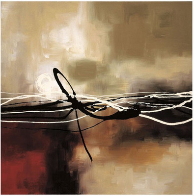 Montage - Symphony In Red And Khaki II Fine Art Print