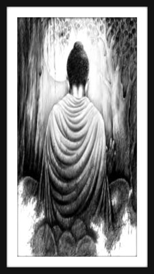37% OFF on Gautam Buddh Painting Fine Art Print