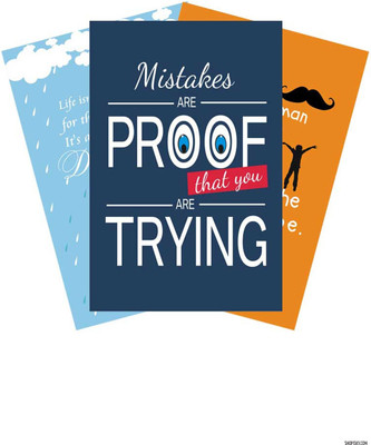 28% OFF on Poster - Bundle Of 3 Posters Paper Print