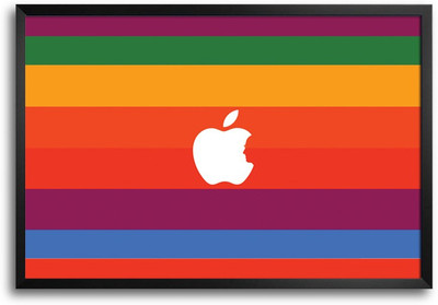 46% OFF on Steve Jobs and Apple Minimal Logo Design Laminated Framed Paper Print 46% OFF on Steve Jobs and Apple Minimal Logo Design Laminated Framed Paper Print