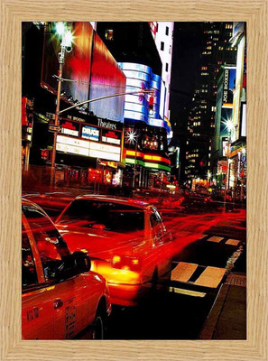 58% OFF on NYC times Square Framed Poster Fine Art Print