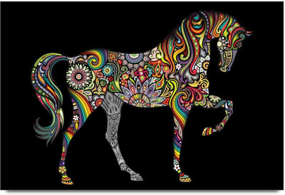 53% OFF on Abstract Shapes Horse Artwork Laminated Poster Paper Print 53% OFF on Abstract Shapes Horse Artwork Laminated Poster Paper Print