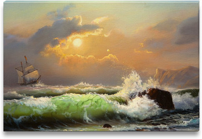 45% OFF on  Sailboat in the Sea Canvas Art 45% OFF on  Sailboat in the Sea Canvas Art